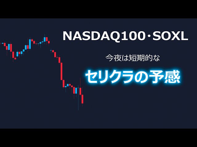 今夜短期セリクラの予感？【NASDAQ100・SOXL】 | 米国株,米国株投資